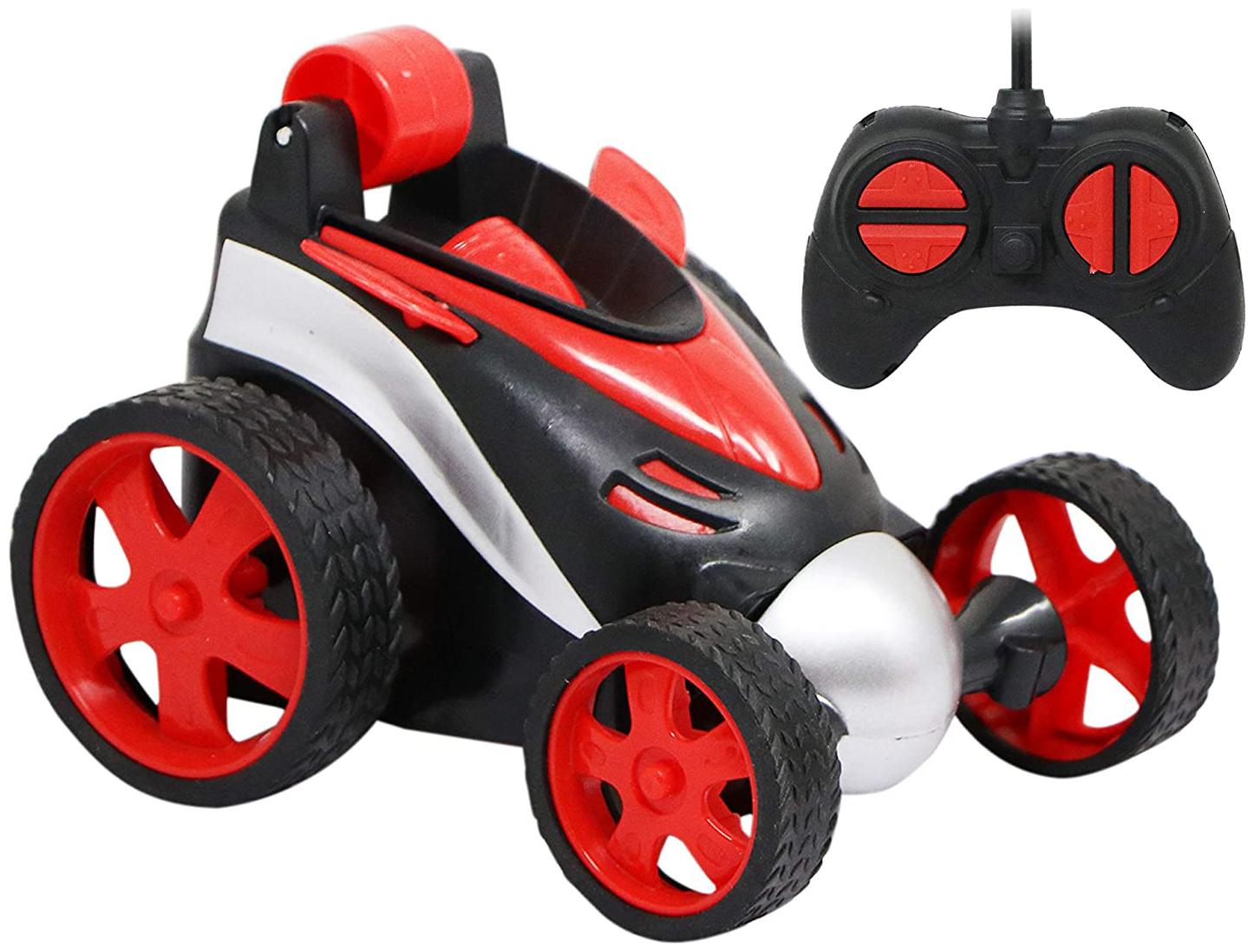 NHR Remote Control Car RC Stunt Vehicle 360 Rotating Rolling Radio Control Electric Race Car Boys Toys Kids (Red)
NHR Remote Control Car RC Stunt Vehicle 360 Rotating Rolling Radio Control Electric Race Car Boys Toys Kids (Red)