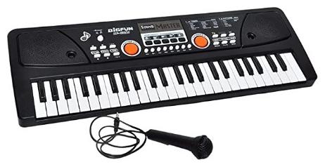 OH BABY BRANDED KIDS PIANO 49 Key Piano Keyboard with Microphone Recording MIC USB Cables - 16 Tones 8 Rhythms 6 Demos and 5 Percussion (Black) FOR YOU KIDS
OH BABY BRANDED KIDS PIANO 49 Key Piano Keyboard with Microphone Recording MIC USB Cables - 16 Tones 8 Rhythms 6 Demos and 5 Percussion (Black) FOR YOU KIDS