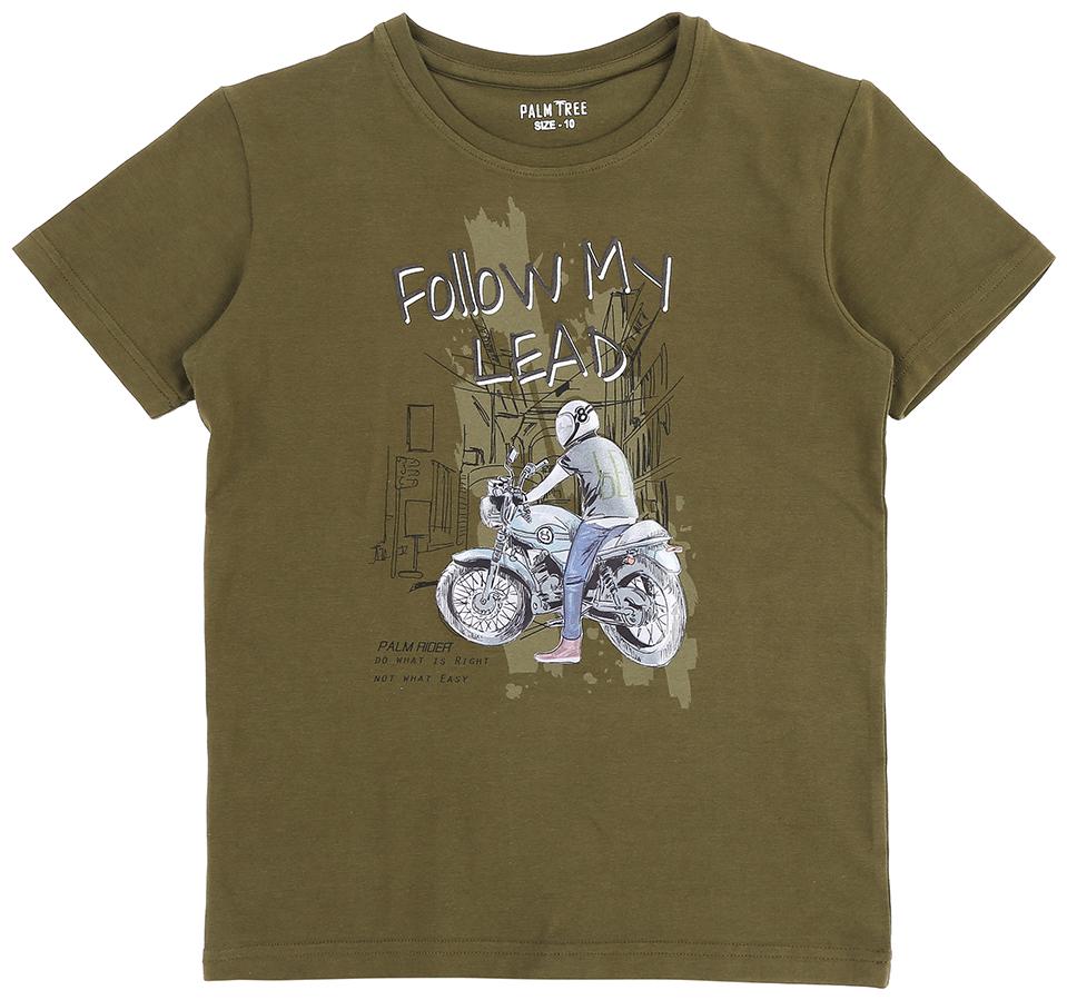 Palm Tree Boys Green T-Shirt