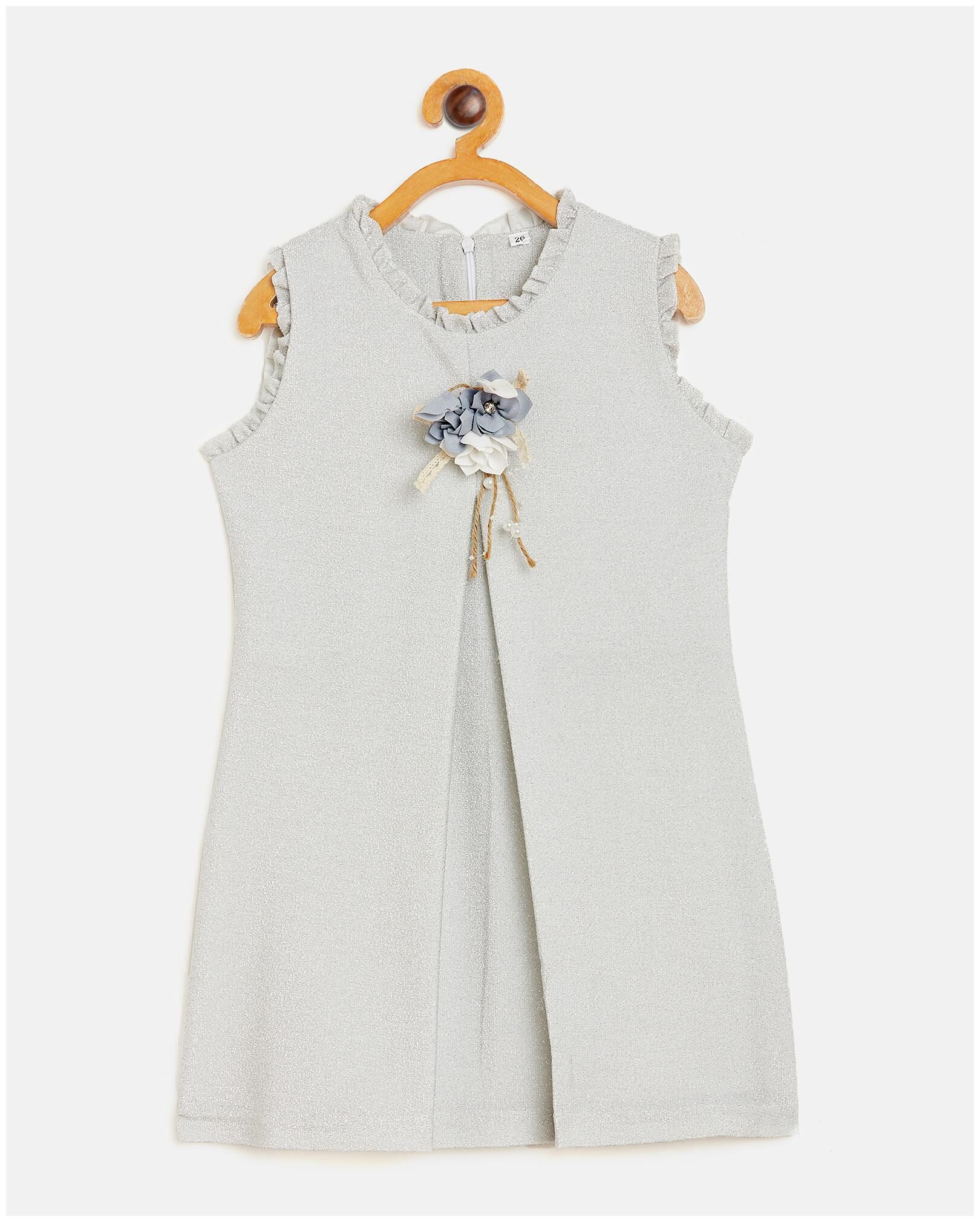 Peek a boo zoo Silver Polyester Blend Sleeveless Knee Length Princess Frock ( Pack of 1 )
Peek a boo zoo Silver Polyester Blend Sleeveless Knee Length Princess Frock ( Pack of 1 )