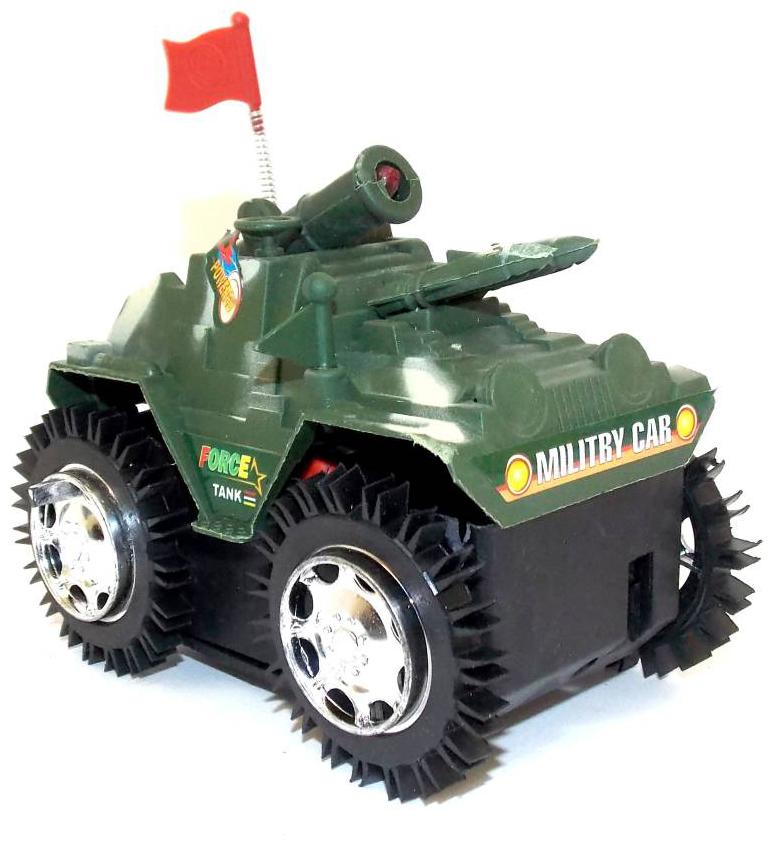 Pikaboo Tumbling Tank For Kids Fun Toy Military Tank Model With Flashing Lights (Green Small)
Pikaboo Tumbling Tank For Kids Fun Toy Military Tank Model With Flashing Lights (Green Small)