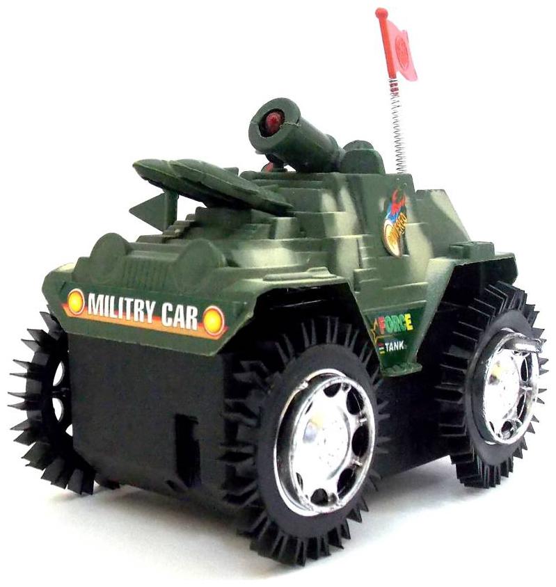 Pikboo Military Tank Replica Tumbling Tank Toy For Kids With LED Lights (Green Small)
Pikboo Military Tank Replica Tumbling Tank Toy For Kids With LED Lights (Green Small)