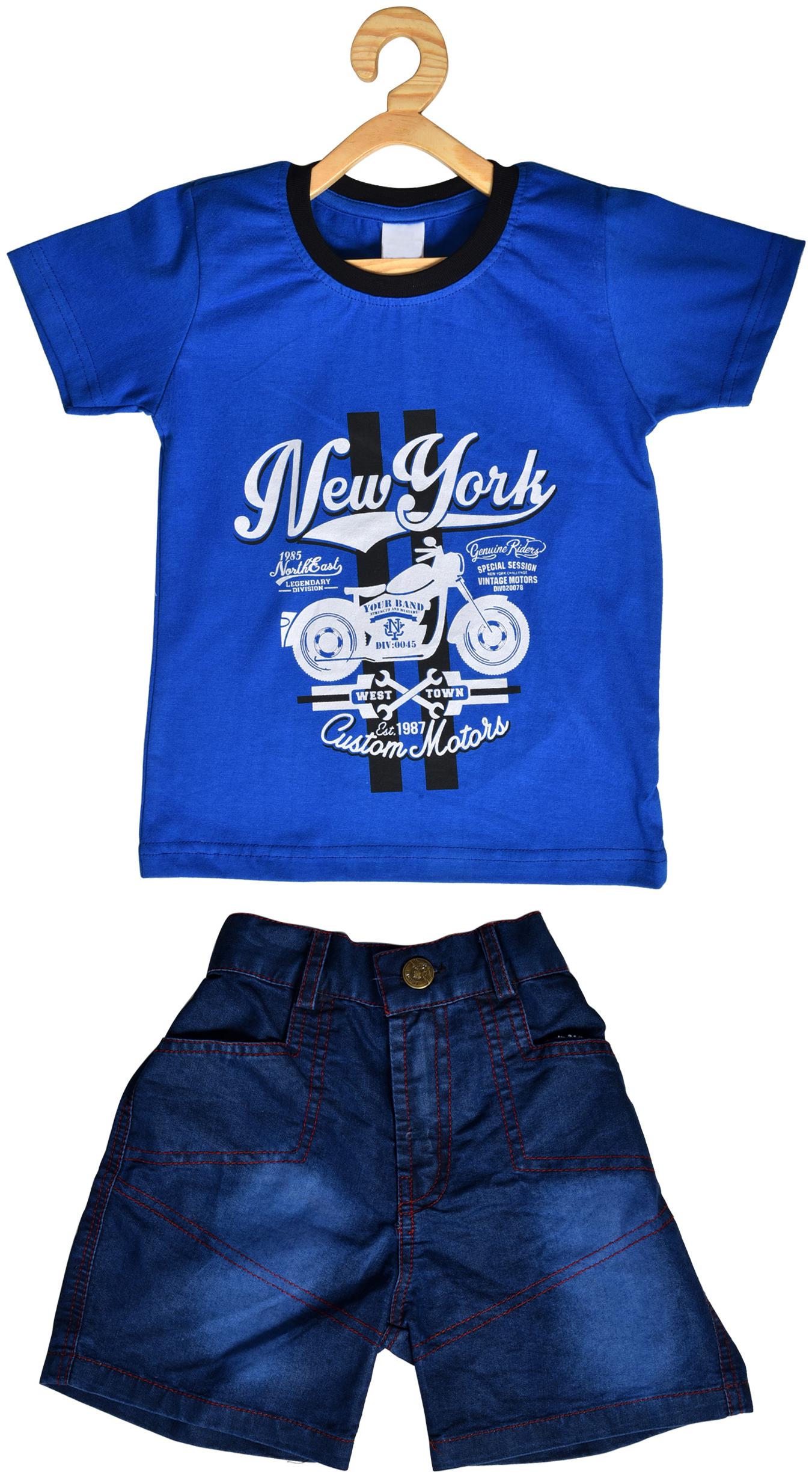 POMY JINNY Cotton Printed Top Bottom Set - Blue
POMY JINNY Cotton Printed Top Bottom Set - Blue