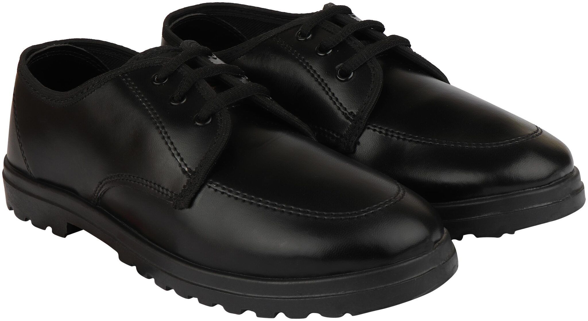 Rex Black Boys School Shoes