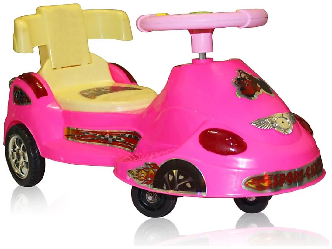 Baby BMW Car Model Swing Magic Car Ride On for Kids Of Above 2 Years With Free Wheels Music Light Back Rest Strongest And Smoothest PVC Wheels ABEC Bearing Fun for Boys and Girls - Pink
Baby BMW Car Model Swing Magic Car Ride On for Kids Of Above 2 Years With Free Wheels Music Light Back Rest Strongest And Smoothest PVC Wheels ABEC Bearing Fun for Boys and Girls - Pink