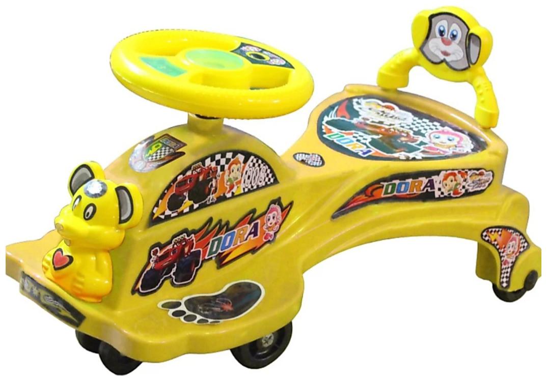 Teddy Shape Cartoon Character Swing Magic Car Ride On for Kids Of Above 2 Years With Free Wheels Music Light Back Rest Strongest And Smoothest PVC Wheels ABEC Bearing Fun for Boys and Girls - Yellow
Teddy Shape Cartoon Character Swing Magic Car Ride On for Kids Of Above 2 Years With Free Wheels Music Light Back Rest Strongest And Smoothest PVC Wheels ABEC Bearing Fun for Boys and Girls - Yellow