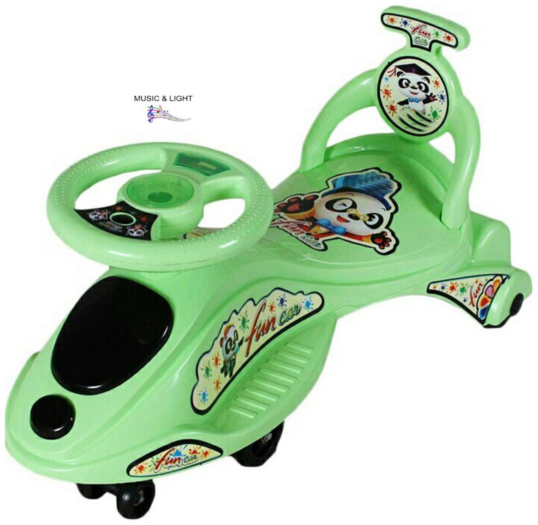 Baby Cartoon Character Swing Magic Car Ride On for Kids Of Above 2 Years With Free Wheels Music Light Back Rest Strongest And Smoothest PVC Wheels ABEC Bearing Fun for Boys and Girls - Green
Baby Cartoon Character Swing Magic Car Ride On for Kids Of Above 2 Years With Free Wheels Music Light Back Rest Strongest And Smoothest PVC Wheels ABEC Bearing Fun for Boys and Girls - Green