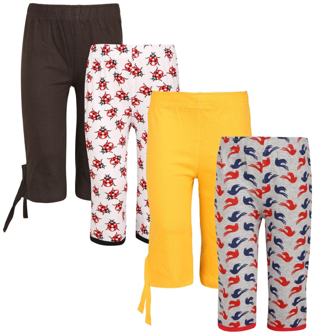 Sinimini Girl Cotton Printed Capri - White
Sinimini Girl Cotton Printed Capri - White