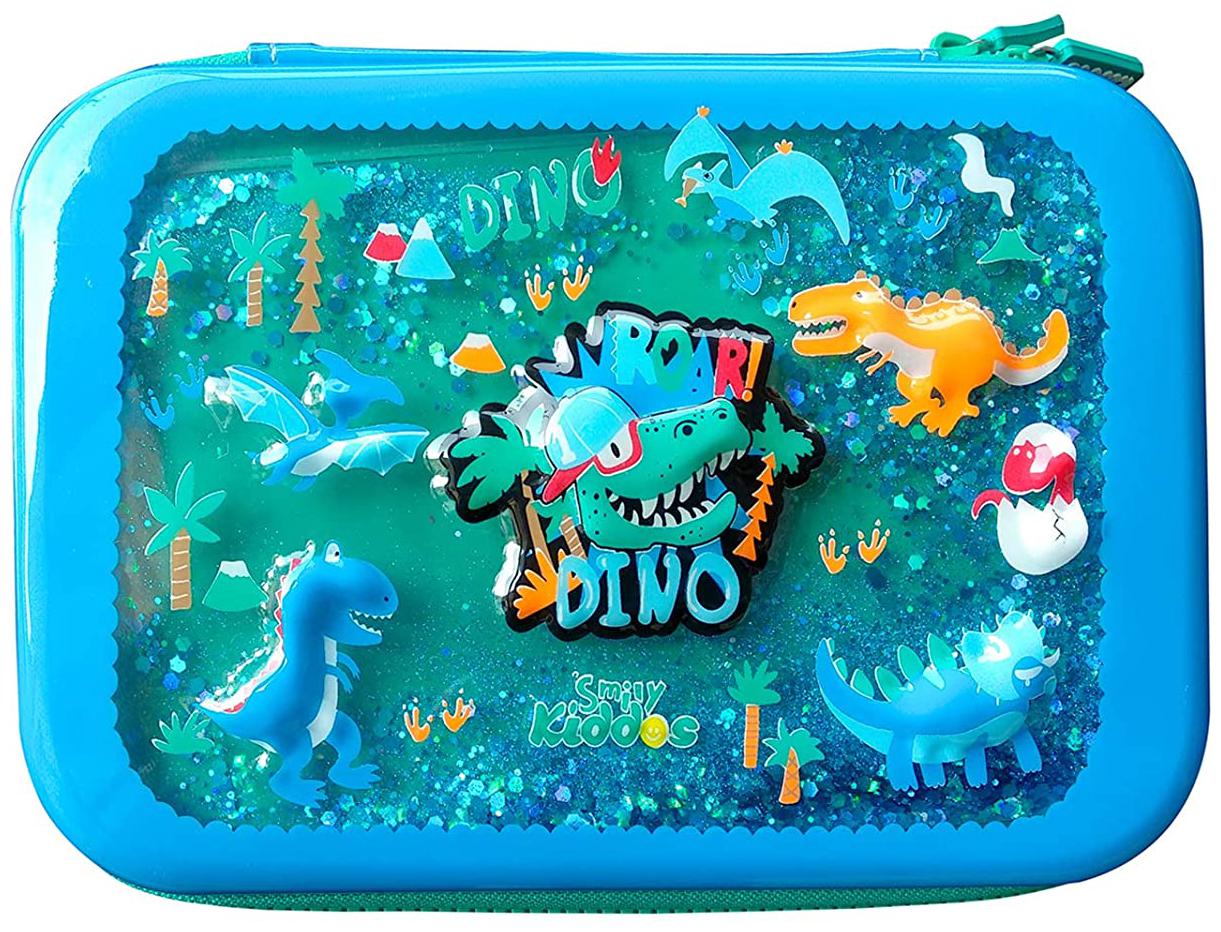 Smily Kiddos Sparkle Pencil Case Dino Theme Stylish Large Capacity Hardtop Eva Pencil Case Multipurpose Organizer Holographic Pencil Pouch Case With Filled Sequin Water For Kids
Smily Kiddos Sparkle Pencil Case Dino Theme Stylish Large Capacity Hardtop Eva Pencil Case Multipurpose Organizer Holographic Pencil Pouch Case With Filled Sequin Water For Kids