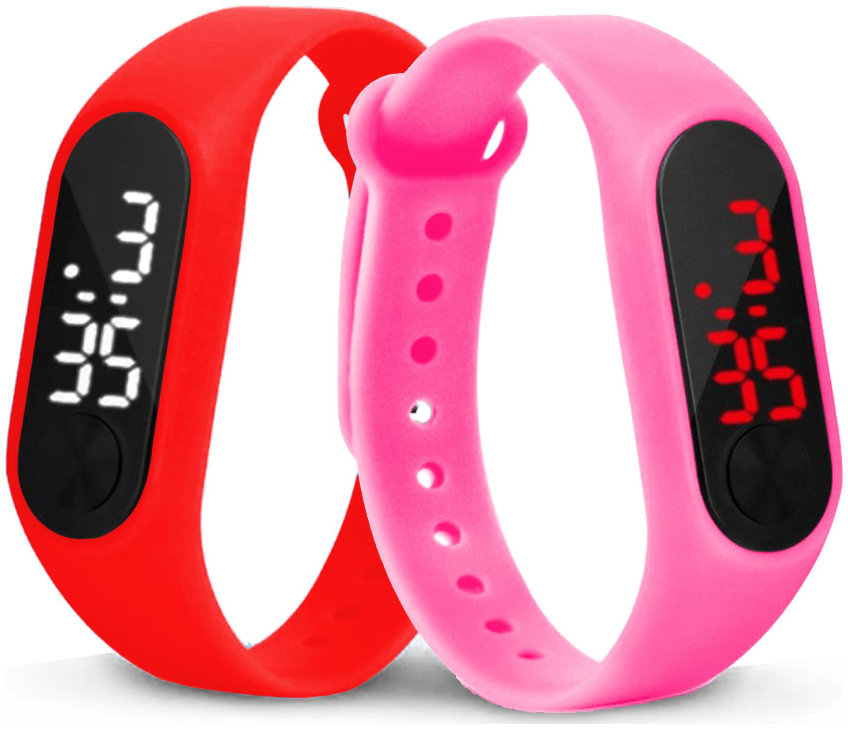 Time Up Combo of 2 Extremely Thin Waterproof Bullet-Shape Design Digital LED Kids Watches For Boys Girls-OLED-RED-CMB-3
Time Up Combo of 2 Extremely Thin Waterproof Bullet-Shape Design Digital LED Kids Watches For Boys Girls-OLED-RED-CMB-3