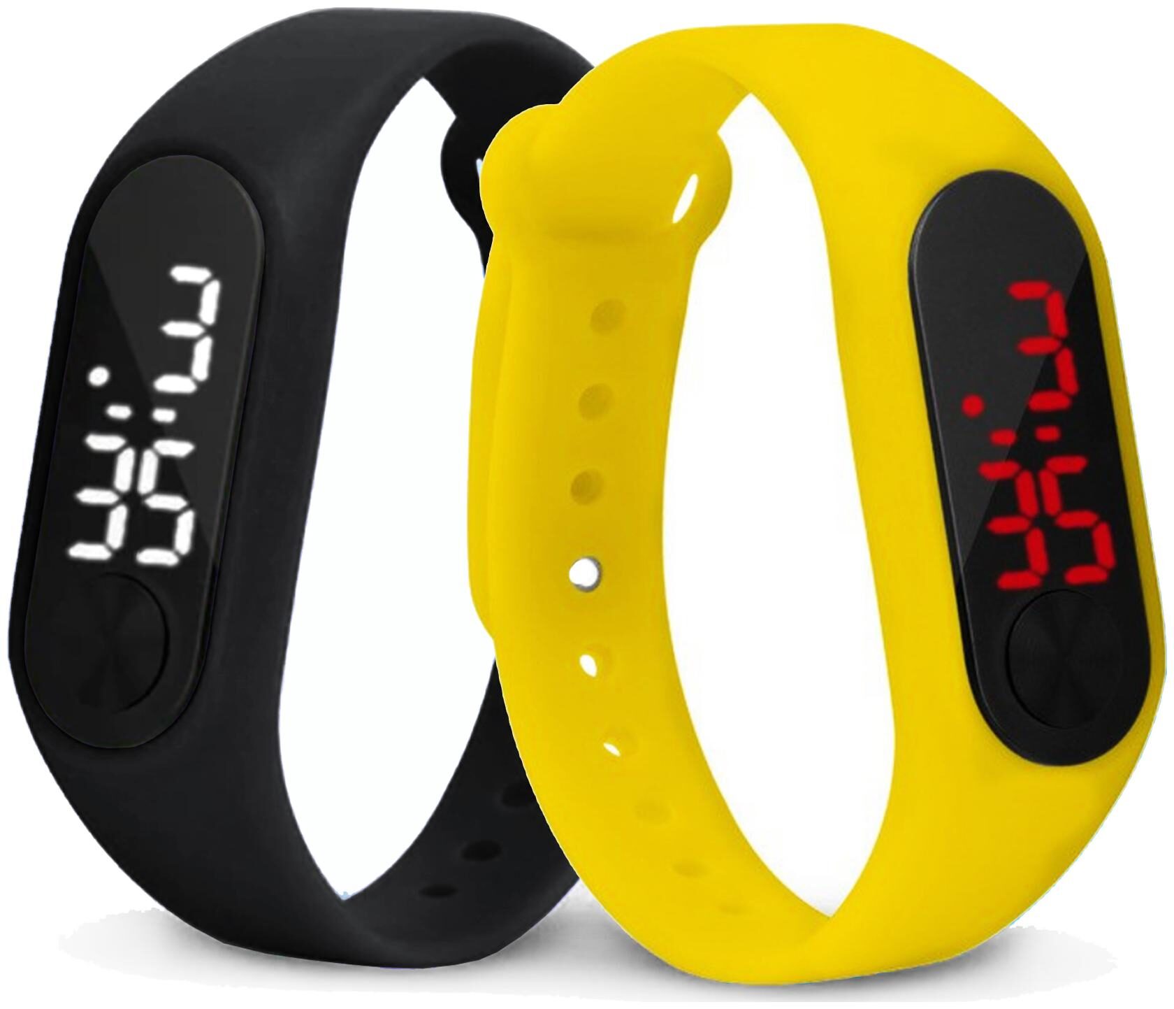 Time Up Combo of 2 Extremely Thin Waterproof Bullet-Shape Design Digital LED Kids Watches For Boys Girls-OLED-BLACK-CMB-6
Time Up Combo of 2 Extremely Thin Waterproof Bullet-Shape Design Digital LED Kids Watches For Boys Girls-OLED-BLACK-CMB-6