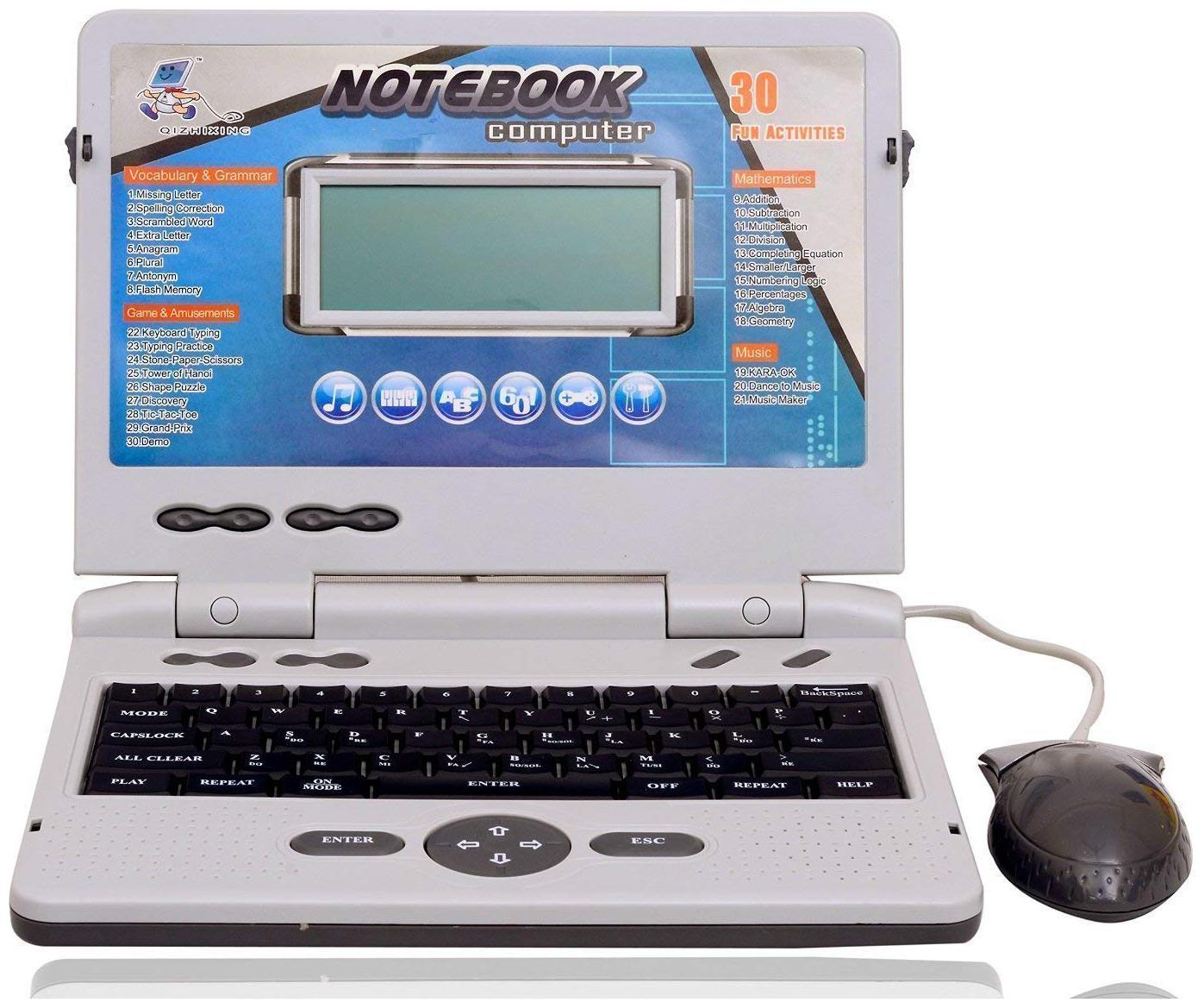 TULSI ENTERPRISE Laptops Tablets Notebook Computer 30 Activities Games Including Mouse For Kids
TULSI ENTERPRISE Laptops Tablets Notebook Computer 30 Activities Games Including Mouse For Kids