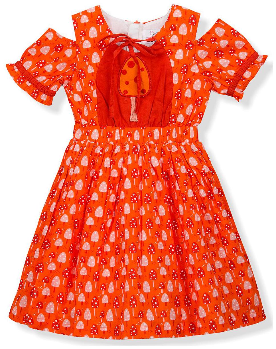 Young Birds Orange Cotton Short Sleeves Knee Length Off Shoulder Frock ( Pack of 1 )
Young Birds Orange Cotton Short Sleeves Knee Length Off Shoulder Frock ( Pack of 1 )
