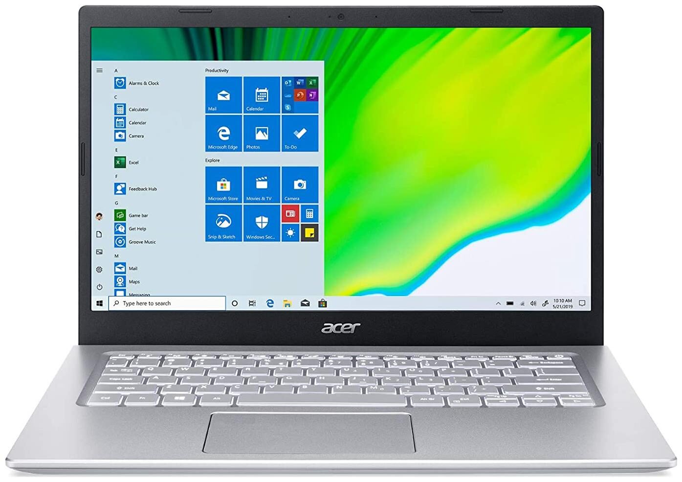 Acer Aspire 5 A514-54 (Intel Core i5-11th Gen 8 GB RAM 512 GB SSD 35 56 cm (14 inch) FHD Windows 10 2GB MX350 Graphics)Thin and Light Laptop (Pure Silver 1 45 kg)
Acer Aspire 5 A514-54 (Intel Core i5-11th Gen 8 GB RAM 512 GB SSD 35 56 cm (14 inch) FHD Windows 10 2GB MX350 Graphics)Thin and Light Laptop (Pure Silver 1 45 kg)
