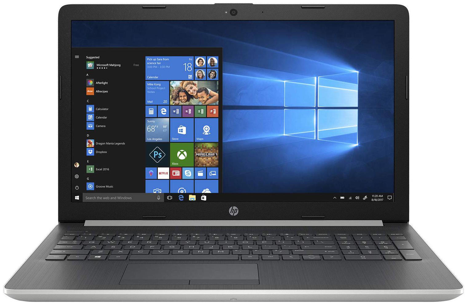 HP 15-db1059au Thin and Light Laptop (AMD Ryzen 3-3200U 4 GB DDR4 RAM 1 TB HDD 39 62 cm (15 6 inch) Windows 10 MS Office 2019 AMD Radeon Vega 3 Graphics) (Natural Silver 1 8 kg) 
HP 15-db1059au Thin and Light Laptop (AMD Ryzen 3-3200U 4 GB DDR4 RAM 1 TB HDD 39 62 cm (15 6 inch) Windows 10 MS Office 2019 AMD Radeon Vega 3 Graphics) (Natural Silver 1 8 kg)