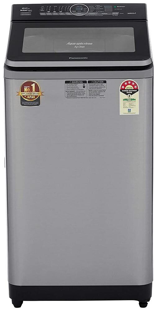 Panasonic 8 kg Fully Automatic Top Load Washing machine - NA-F80S8SRB Stainless steel
Panasonic 8 kg Fully Automatic Top Load Washing machine - NA-F80S8SRB Stainless steel
