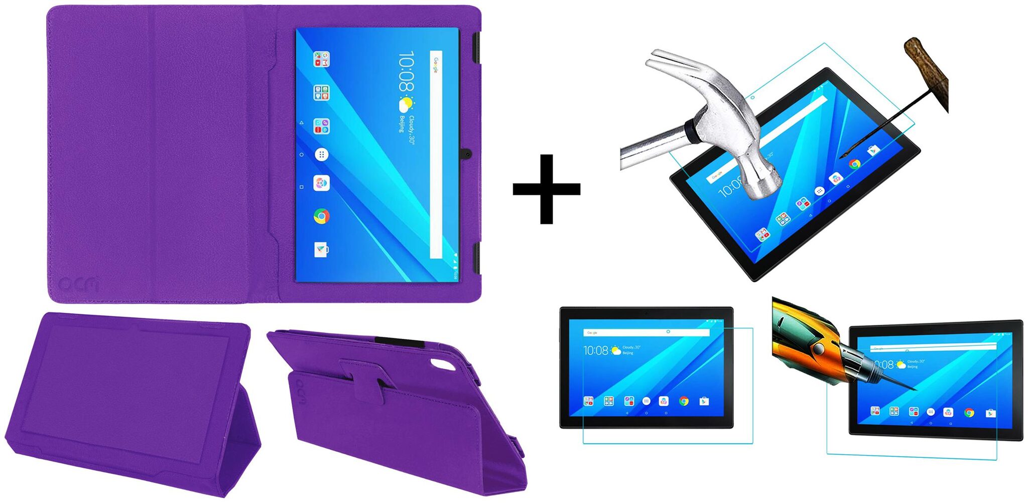 Acm Executive Case Tempered Glass Combo for Lenovo Tab 4 10 Tb-X304n Flip Flap Cover Screen Guard Purple
Acm Executive Case Tempered Glass Combo for Lenovo Tab 4 10 Tb-X304n Flip Flap Cover Screen Guard Purple