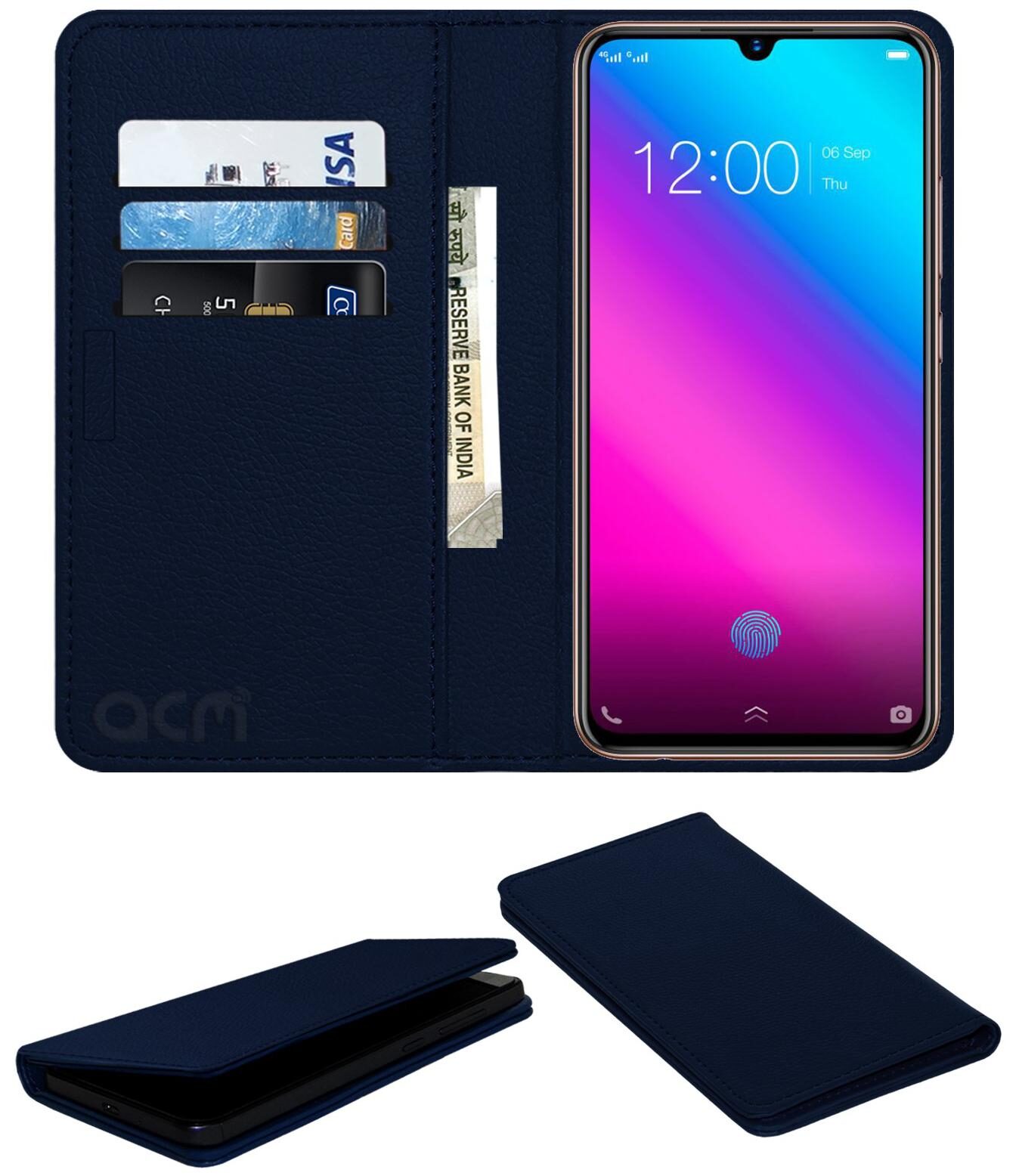 Acm Rich Leather Flip Wallet Front Back Case for Vivo V11 Pro Mobile Flap Magnetic Cover Blue
Acm Rich Leather Flip Wallet Front Back Case for Vivo V11 Pro Mobile Flap Magnetic Cover Blue
