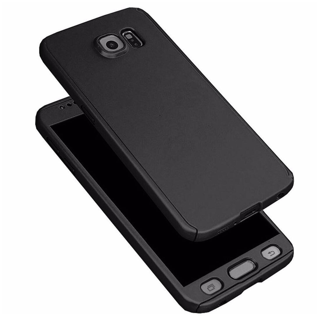 Avzax 360 Degree Sleek Rubberised Matte Hard Case Back Cover With Tempered Glass Screen Protector for Samsung J7 Prime - BLACK
Avzax 360 Degree Sleek Rubberised Matte Hard Case Back Cover With Tempered Glass Screen Protector for Samsung J7 Prime - BLACK