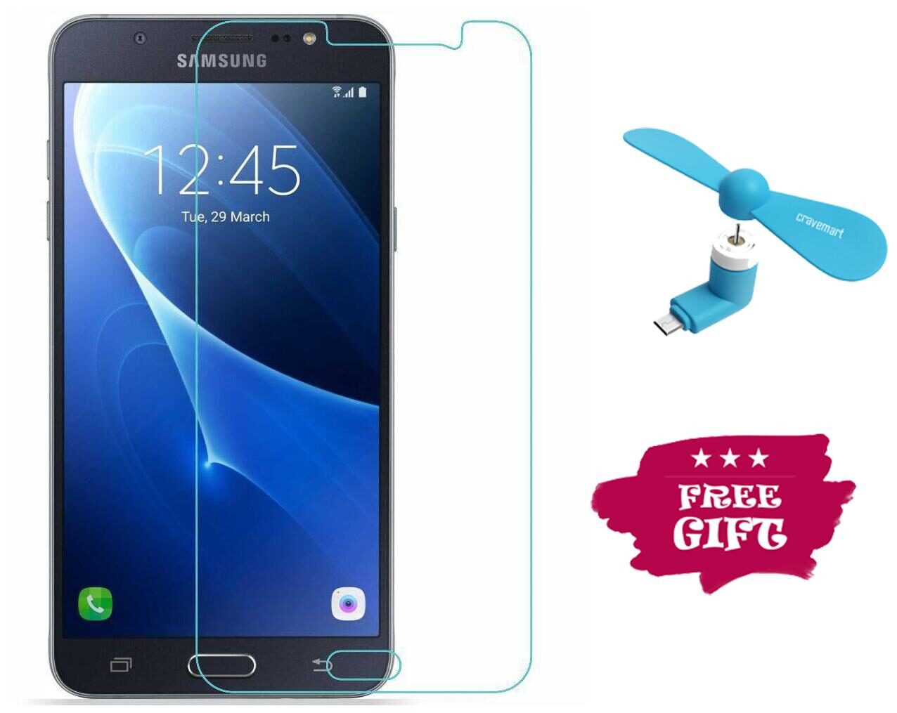 Best Selling Samsung Galaxy J7 (2016) 6D Tempered Glass by Tempered Glasses Get a Fan Free
Best Selling Samsung Galaxy J7 (2016) 6D Tempered Glass by Tempered Glasses Get a Fan Free