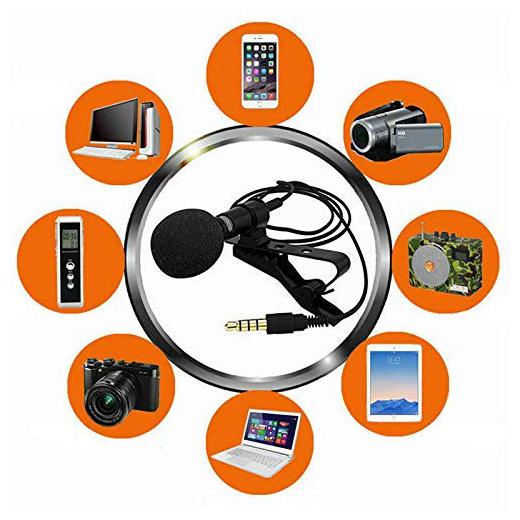 Crystal Digital 3 5 mm Clip Collar Mike for Voice Recording Mobile Pc Laptop Android Smartphones DSLR Camera (Black)
Crystal Digital 3 5 mm Clip Collar Mike for Voice Recording Mobile Pc Laptop Android Smartphones DSLR Camera (Black)