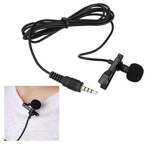 Crystal Digial Mini Clip Collar Microphone with 3 5 mm Jack for All iOS Android Devices - Black
Crystal Digial Mini Clip Collar Microphone with 3 5 mm Jack for All iOS Android Devices - Black