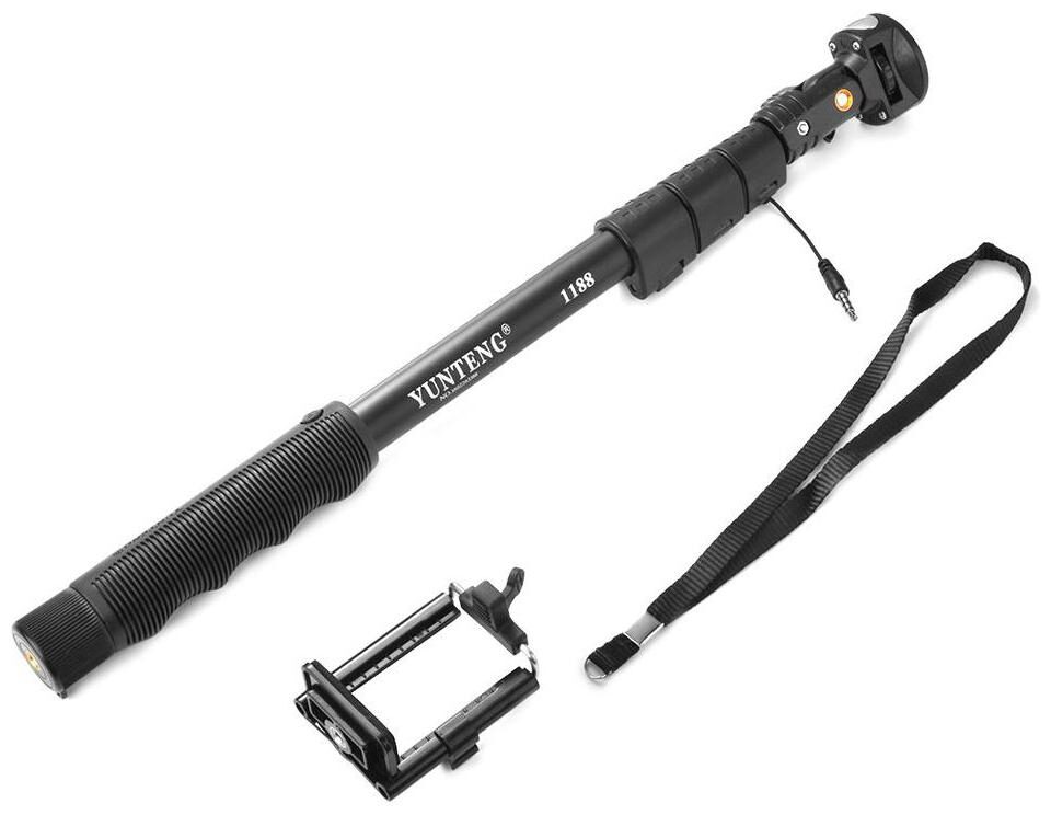 TSV YT-1188 2 In 1 Adjustable Selfie Monopod Stick And YT-1188 Mini Tripod For Smartphones
TSV YT-1188 2 In 1 Adjustable Selfie Monopod Stick And YT-1188 Mini Tripod For Smartphones