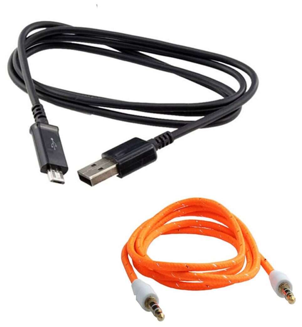 Grostar Combo offer Original Usb Data Cable for Xiaomi Redmi Note 3 USB Cable Original Charger Cable For Power Bank Bluetooth Earphones (black) With 1 Miter Aux Cable
Grostar Combo offer Original Usb Data Cable for Xiaomi Redmi Note 3 USB Cable Original Charger Cable For Power Bank Bluetooth Earphones (black) With 1 Miter Aux Cable