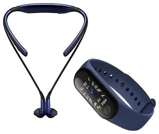 Level U Compact Lightweight Bluetooth Wireless in-Ear Stereo Flexible Joint Headset With M3 Fitness Smart Band
Level U Compact Lightweight Bluetooth Wireless in-Ear Stereo Flexible Joint Headset With M3 Fitness Smart Band