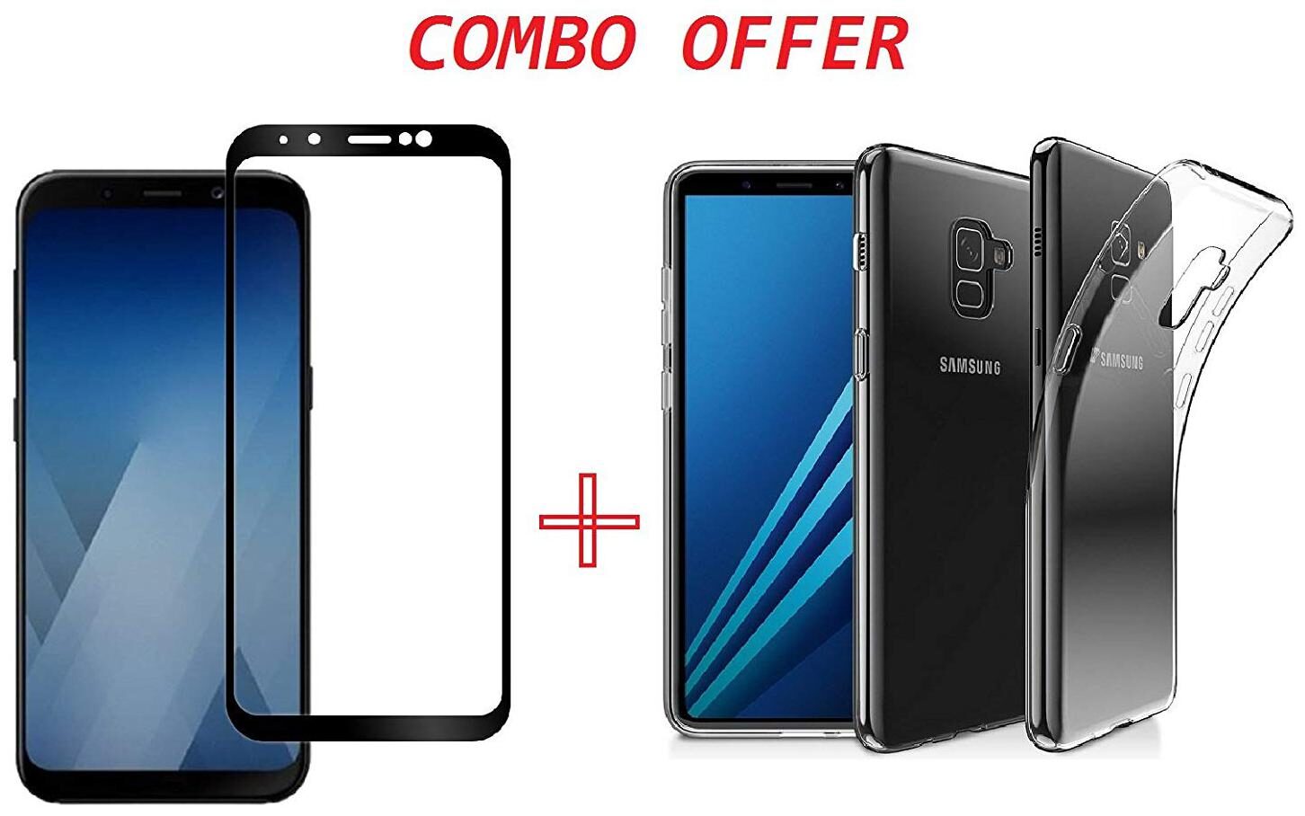 Mascot max (combo pack of 2 )transparent back cover with 9H tempered glass 2 5D Curved glass black for Samsung Galaxy J6
Mascot max (combo pack of 2 )transparent back cover with 9H tempered glass 2 5D Curved glass black for Samsung Galaxy J6