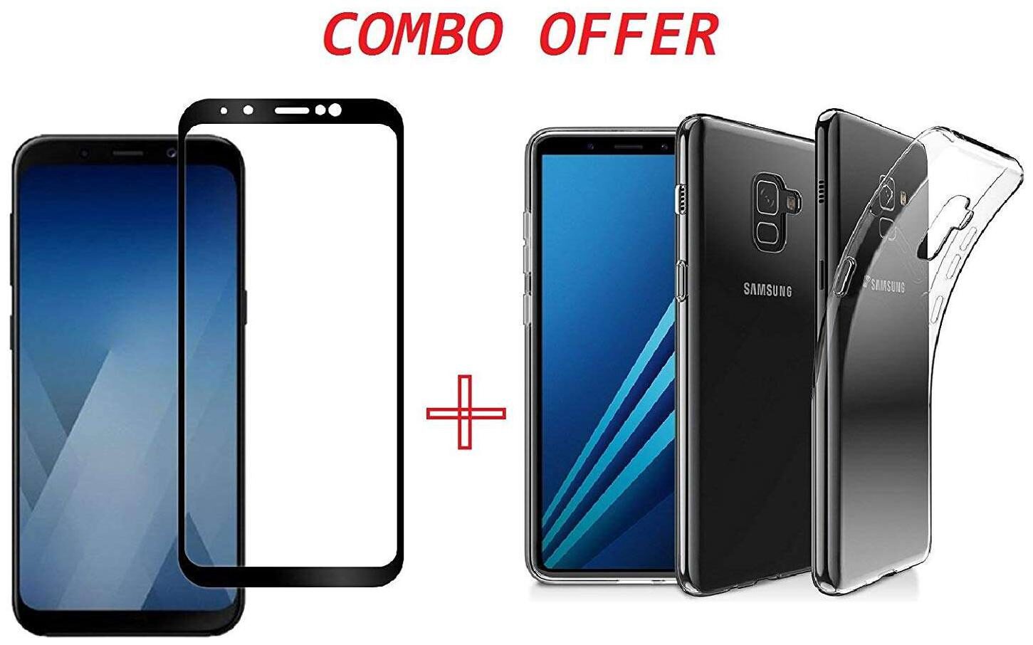 Mascot max (combo pack of 2 )transparent back cover with 9H tempered glass 2 5D Curved glass black for Samsung Galaxy J6
Mascot max (combo pack of 2 )transparent back cover with 9H tempered glass 2 5D Curved glass black for Samsung Galaxy J6