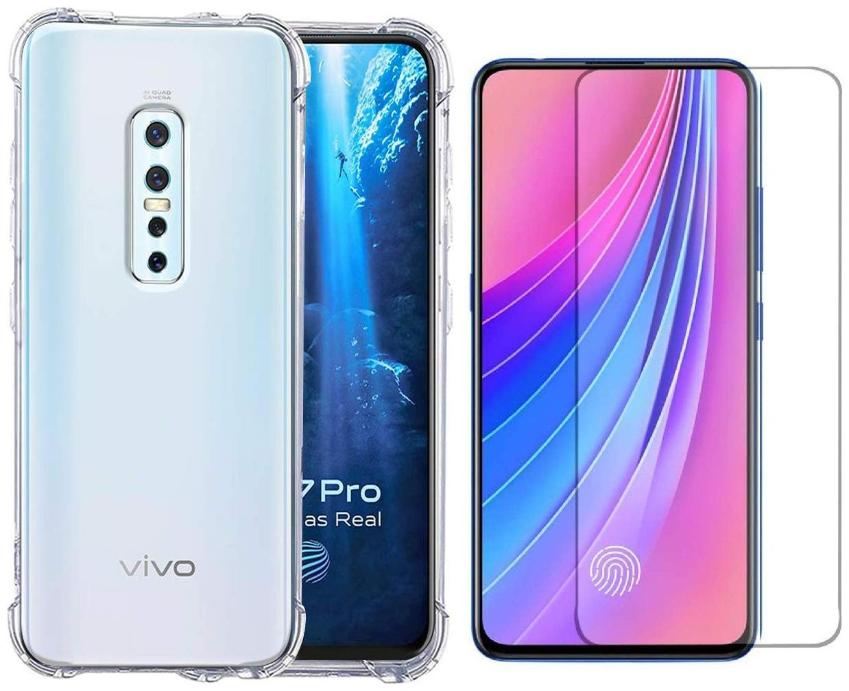 Mascot Max Tempered glass 0 33mm 2 5D tempered glass with Hybrid shock proof transparent back cover pack of 2 for Vivo V17pro
Mascot Max Tempered glass 0 33mm 2 5D tempered glass with Hybrid shock proof transparent back cover pack of 2 for Vivo V17pro