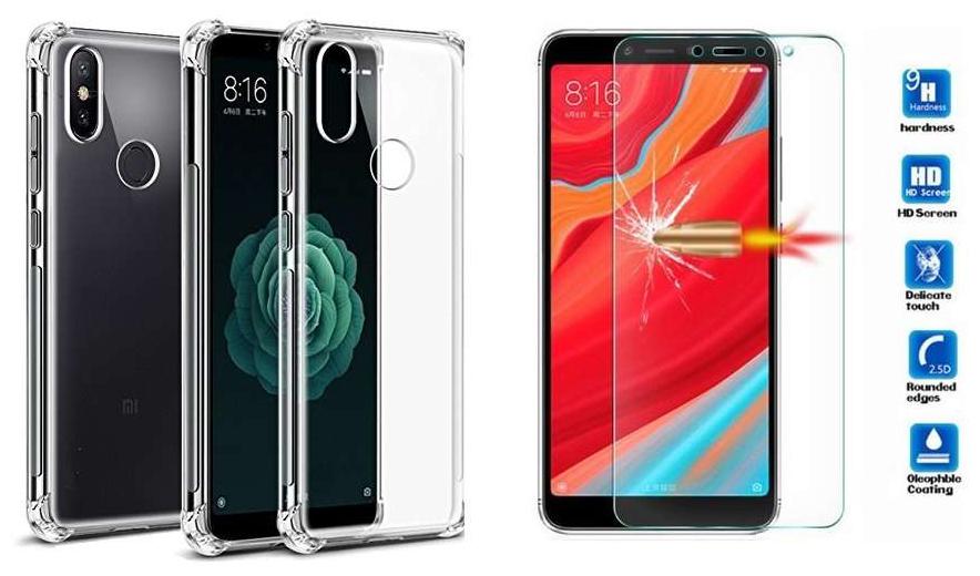 Mascot Max Tempered Glass 2 5D Glass 0 33Mm Glass With Hybrid Boom Transparent Back Cover Soft Case For Xiaomi Y2( S2)
Mascot Max Tempered Glass 2 5D Glass 0 33Mm Glass With Hybrid Boom Transparent Back Cover Soft Case For Xiaomi Y2( S2)