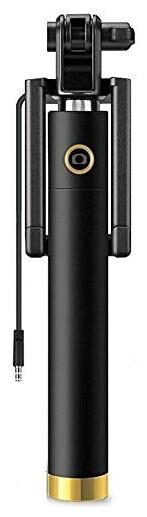 Mezing Wired Monopod Extendable Selfie Stick with AUX Wire Built-in Remote Pocket Size Sefie Stick for All Smartphone
Mezing Wired Monopod Extendable Selfie Stick with AUX Wire Built-in Remote Pocket Size Sefie Stick for All Smartphone