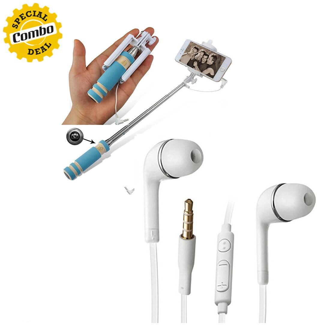 Mini Pocket Selfie Stick with YR Extra Bass Earphone 3 5MM Jack with Mic Volume Controller YR Handfree for All Samsung Android iOS Devices
Mini Pocket Selfie Stick with YR Extra Bass Earphone 3 5MM Jack with Mic Volume Controller YR Handfree for All Samsung Android iOS Devices