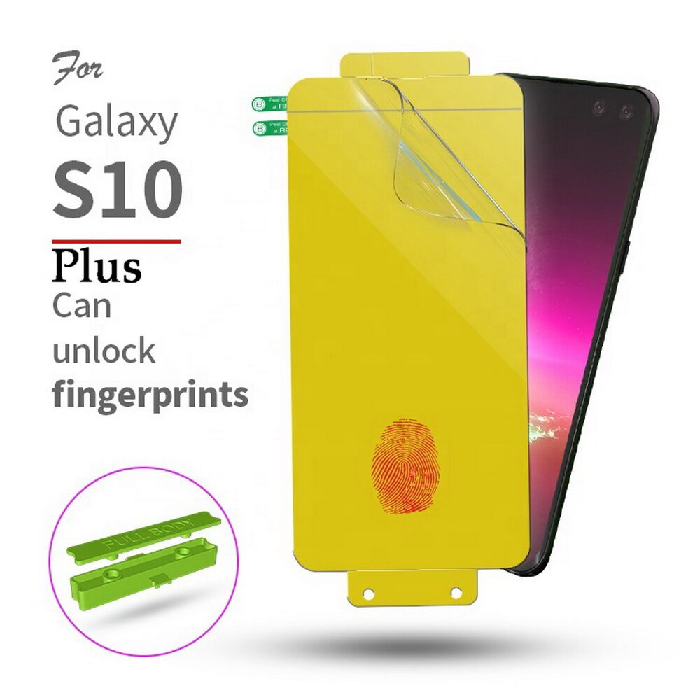 MobileZon Samsung Galaxy S10 Plus Front Back Full Edges Coverage TPU Film Screen Guard Protector
MobileZon Samsung Galaxy S10 Plus Front Back Full Edges Coverage TPU Film Screen Guard Protector
