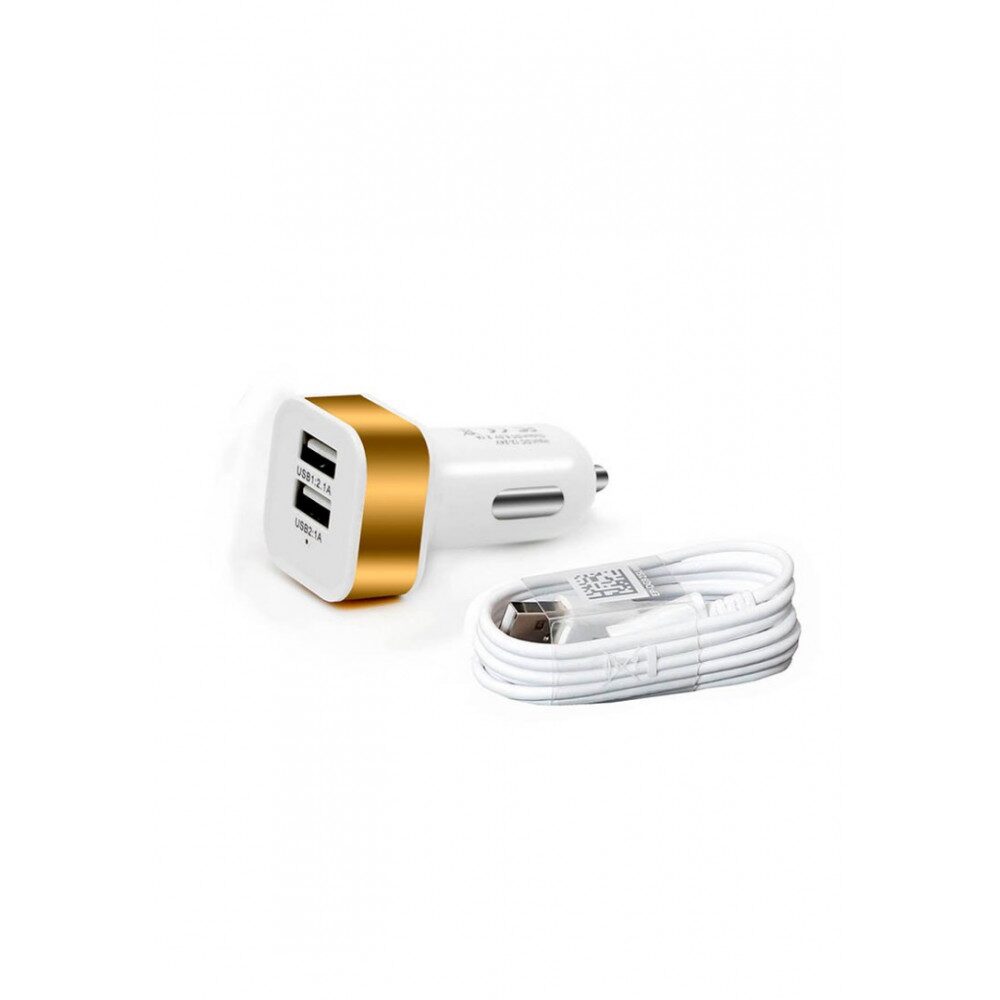 QUXXA Hi-Speed ( 12- 24 Volts ) 2 USB Port Universal Car Charing Adaptor ( 2 1A 2 0A 1 0A ) For Android Apple Etc With Android Data Cable
QUXXA Hi-Speed ( 12- 24 Volts ) 2 USB Port Universal Car Charing Adaptor ( 2 1A 2 0A 1 0A ) For Android Apple Etc With Android Data Cable