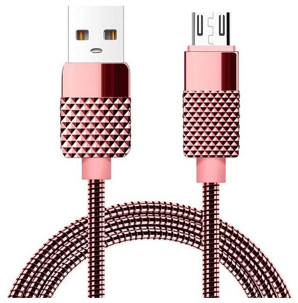 OPTA DTC2 Pineapple design Metal Micro USB Fast Charging Data Transfer Cable (3 3 ft) Almost Unbreakable Bending Weather Resistant - Rose Gold
OPTA DTC2 Pineapple design Metal Micro USB Fast Charging Data Transfer Cable (3 3 ft) Almost Unbreakable Bending Weather Resistant - Rose Gold