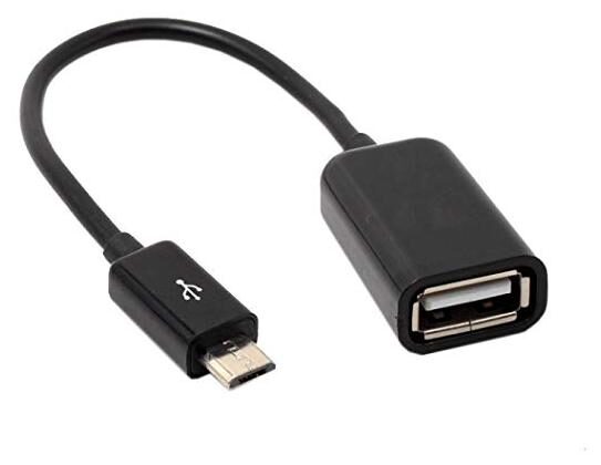 OTG Cable USB OTG On-The-Go Cable for Connecting USB Devices for Mobiles and Tablets 
OTG Cable USB OTG On-The-Go Cable for Connecting USB Devices for Mobiles and Tablets