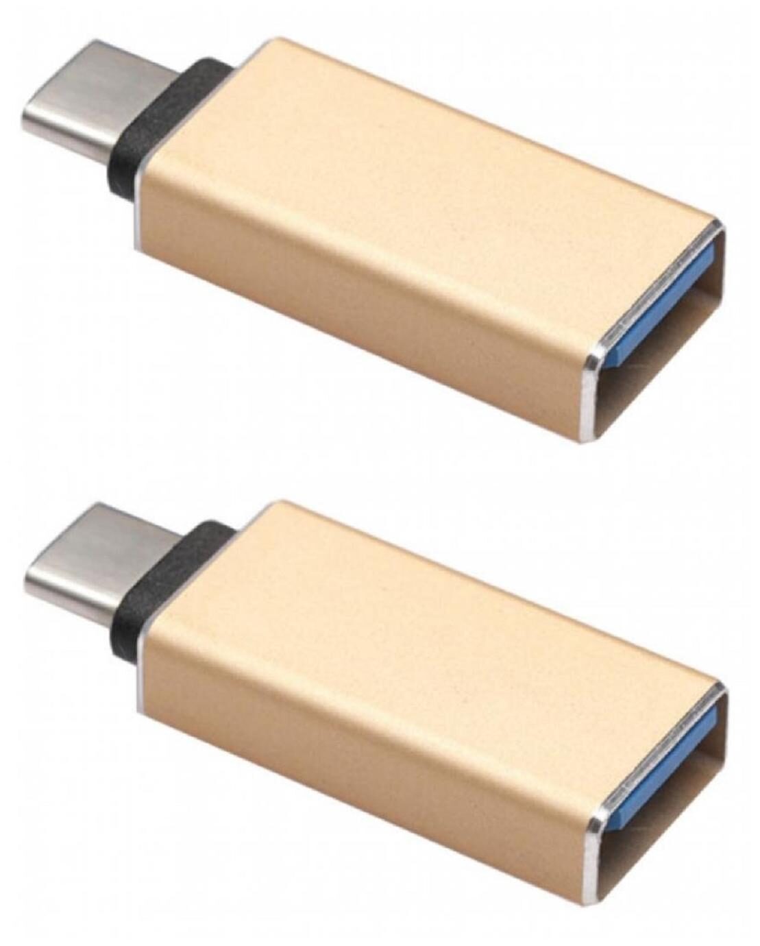 Type C Male to USB 3 0 A Female Converter Type-C OTG Adapter Compatible with Tablets and Smartphones Pack Of 2 (Colour May Vary) By TECH-X
Type C Male to USB 3 0 A Female Converter Type-C OTG Adapter Compatible with Tablets and Smartphones Pack Of 2 (Colour May Vary) By TECH-X