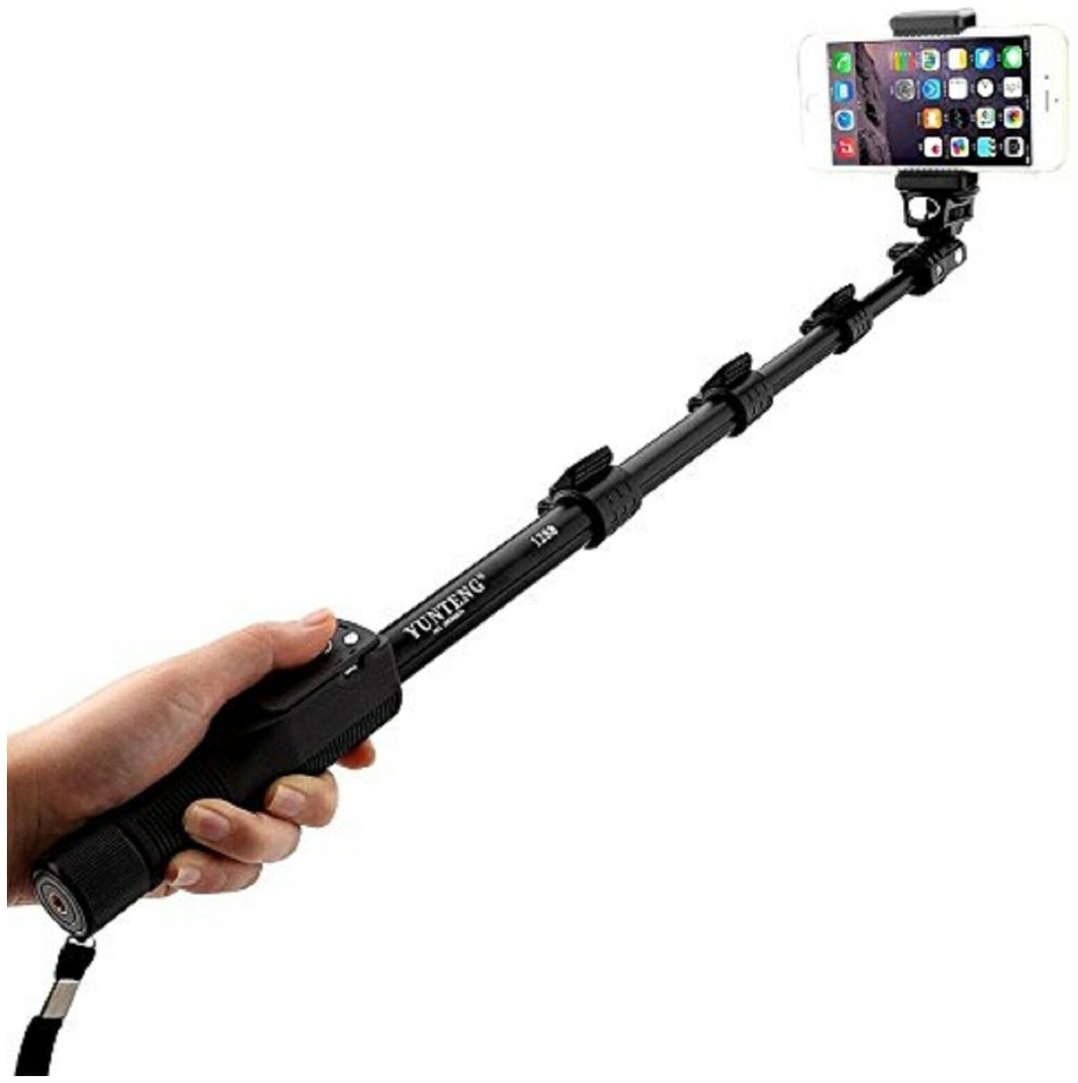 YT-1288 2 in 1 Adustable Selfie Stick Monopod for Smartphones DSLR Cameras with Bluetooth Remote Shutter BY CHG
YT-1288 2 in 1 Adustable Selfie Stick Monopod for Smartphones DSLR Cameras with Bluetooth Remote Shutter BY CHG