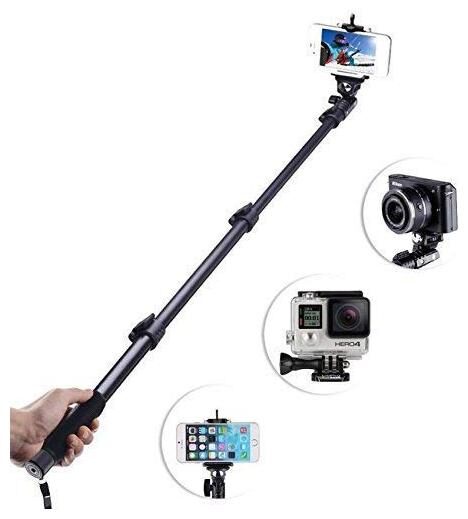 YT-1288 Aluminium Alloy Bluetooth Selfie Stick Zoom Monopod for Smartphones Action Camera and Digital Camera (Black)BY CHG
YT-1288 Aluminium Alloy Bluetooth Selfie Stick Zoom Monopod for Smartphones Action Camera and Digital Camera (Black)BY CHG