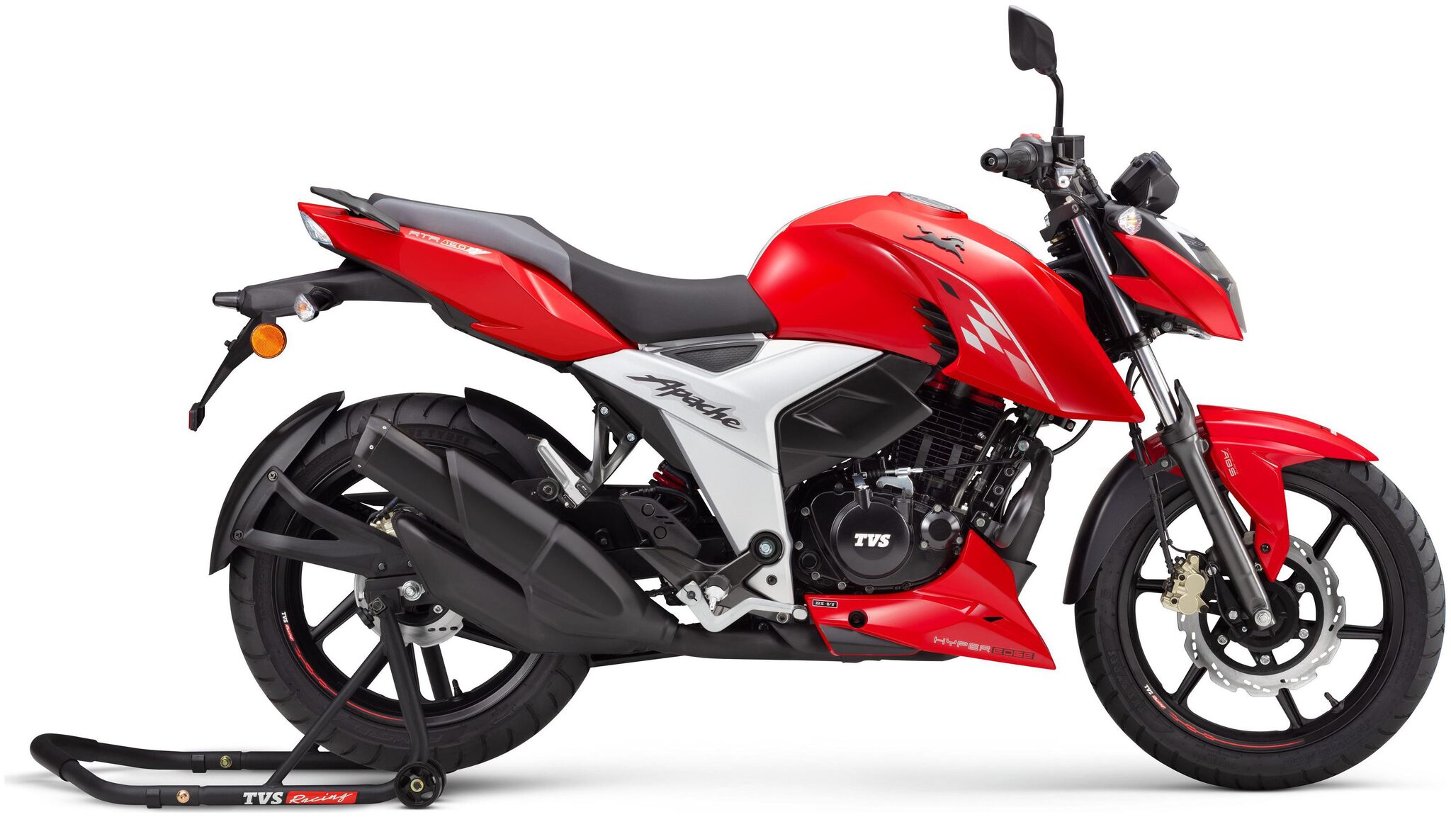 TVS Apache RTR 160 4V BS-VI (Disc) (Ex-Showroom Price)
TVS Apache RTR 160 4V BS-VI (Disc) (Ex-Showroom Price)