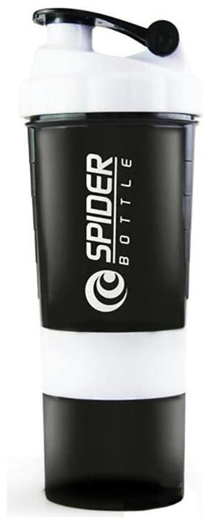 CHG Sports Spider Smart Protein Shaker Bottle for Gym with 2 Storage Extra Compartment 500 ml Shaker (white)
CHG Sports Spider Smart Protein Shaker Bottle for Gym with 2 Storage Extra Compartment 500 ml Shaker (white)