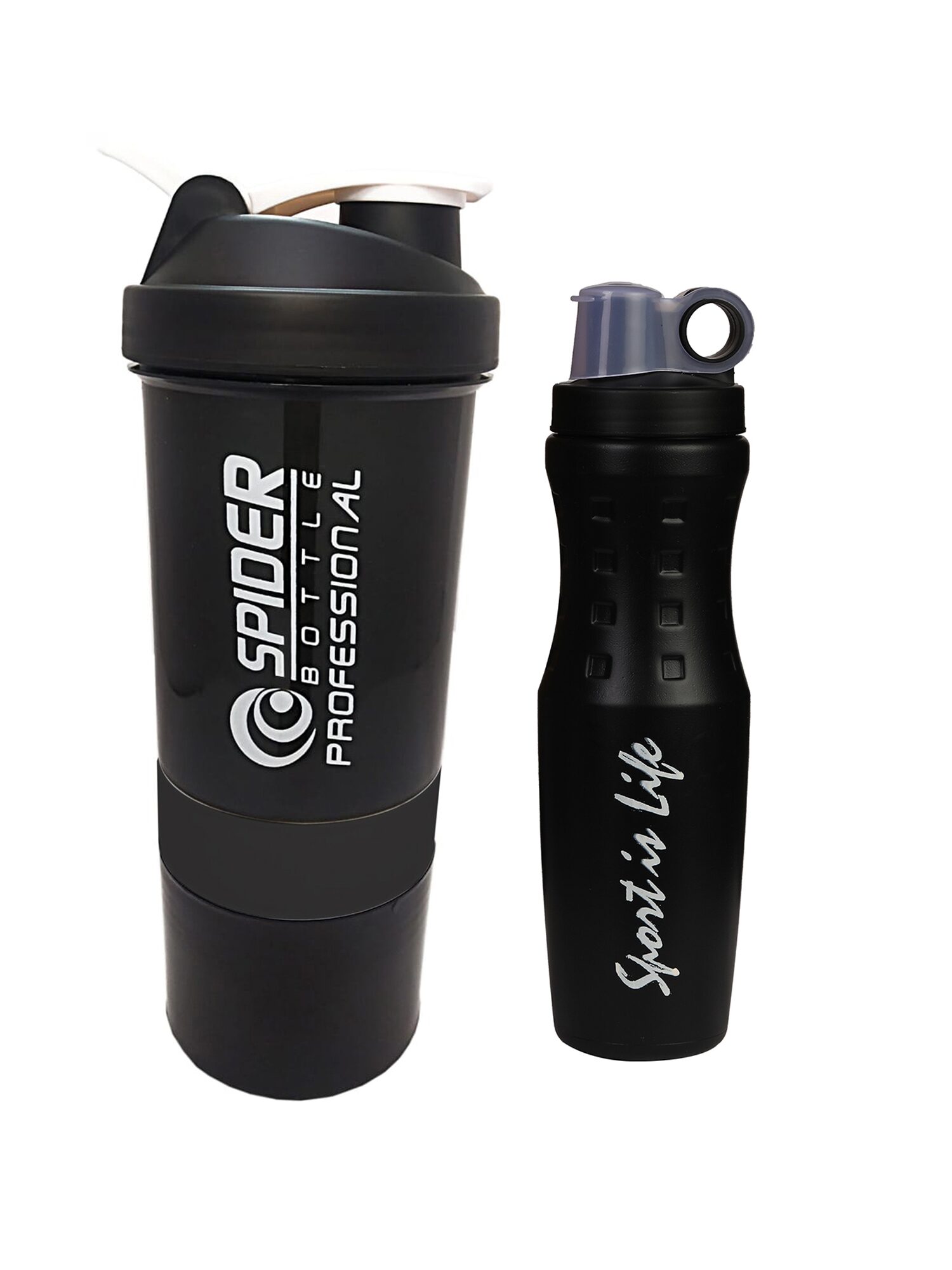 True Indian Special Combo Pack Buy 1 get 1 Free Sport Shaker and Sipper Bottle Protein Shaker Gym and Water Bottle Shaker (Pack of 1) (Black)
True Indian Special Combo Pack Buy 1 get 1 Free Sport Shaker and Sipper Bottle Protein Shaker Gym and Water Bottle Shaker (Pack of 1) (Black)