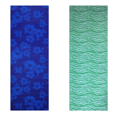 Vritraz Printed Extra Thick 6mm 182 88 cm (72 inch)x60 96 cm (24 inch) Long Premium Eco Safe Non Slip Yoga Mat With Free Carry Bag BlueDark-GreenWave (Pack of 2)
Vritraz Printed Extra Thick 6mm 182 88 cm (72 inch)x60 96 cm (24 inch) Long Premium Eco Safe Non Slip Yoga Mat With Free Carry Bag BlueDark-GreenWave (Pack of 2)