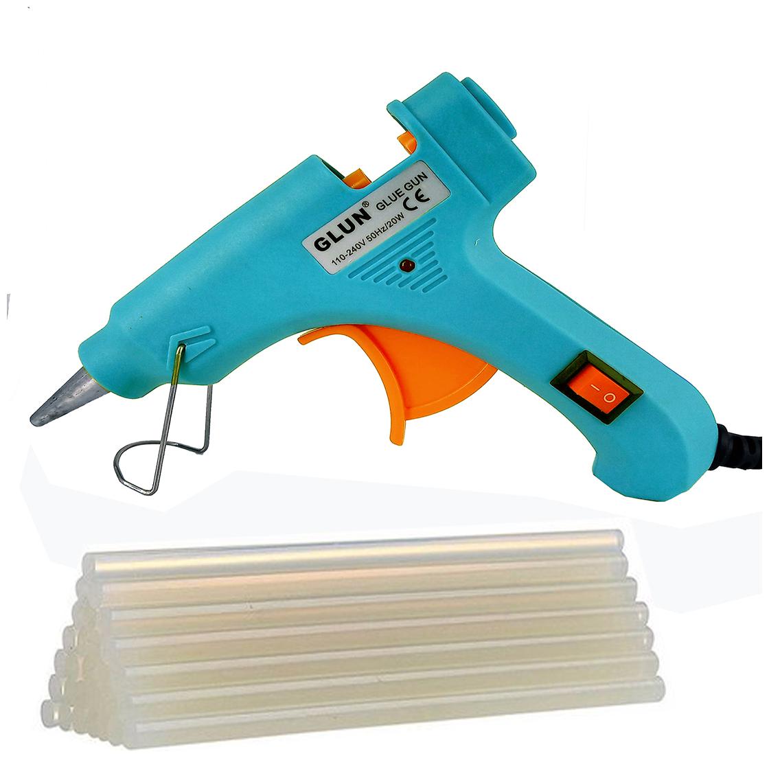 Bandook 20W With 10 transperent Glue Sticks Hot Melt Glue Gun Dodger Turquoise Color With Power Indicator
Bandook 20W With 10 transperent Glue Sticks Hot Melt Glue Gun Dodger Turquoise Color With Power Indicator