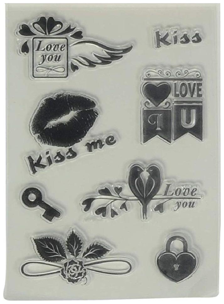 Clear Rubber Stamp Used in Textile Block Printing Card Scrap Booking Making (KISS ME)
Clear Rubber Stamp Used in Textile Block Printing Card Scrap Booking Making (KISS ME)