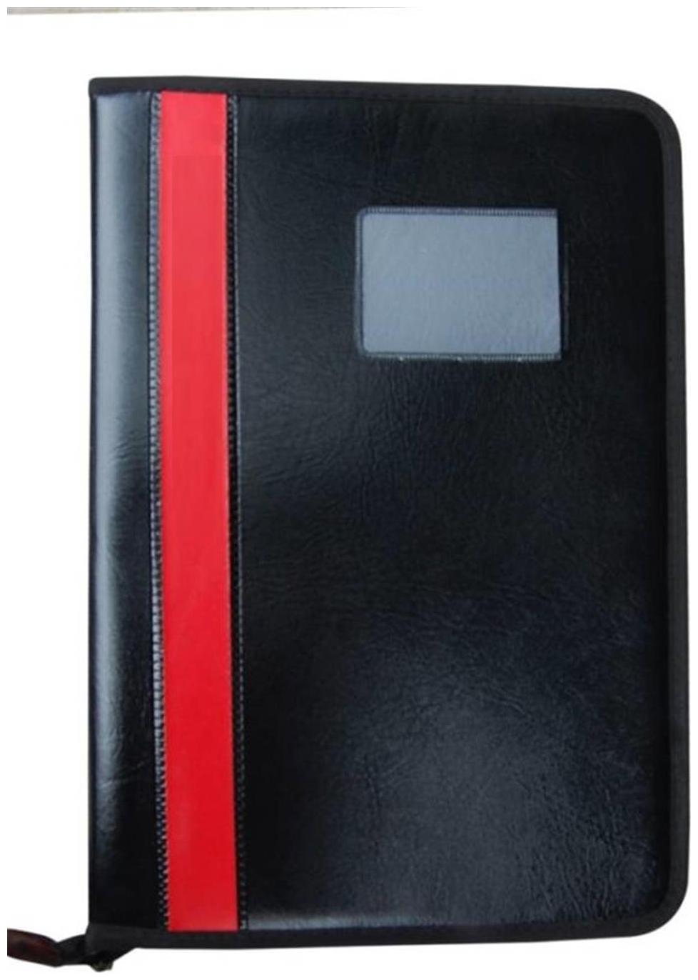 Faux Leatherite Document Portfolio Resume Holder File Folder With Zipper (20 Pockets)-Assorted Strip
Faux Leatherite Document Portfolio Resume Holder File Folder With Zipper (20 Pockets)-Assorted Strip