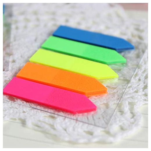 GOSSAR Sticky Notes 5 Colours Mini Text Highlighter Strips Neon Index Tabs Flags Fluorescent Sticky Note for Marking Page Marker(Pack of 2 (Total-250 Flags))
GOSSAR Sticky Notes 5 Colours Mini Text Highlighter Strips Neon Index Tabs Flags Fluorescent Sticky Note for Marking Page Marker(Pack of 2 (Total-250 Flags))